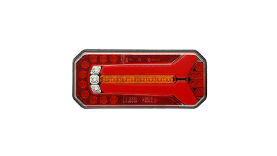Lampa spate universala, 12/24V, 236x104x61mm, cu cablaj, fara lampa numar, cu mers inapoi, cu ceata, cu LEDURI, partea Stanga=Dreapta, omologate EU