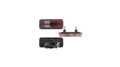 Lampa auto pentru remorca BestAutoVest 99LT219E, 12/24V; indicator dinamic; dreptunghiular; LED; ECE;
