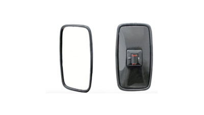 Oglinda exterioara universala PEUGEOT J9, 03.80-06.1987, Renault MASTER (T/P), 08.80-07.1998; TRAFIC, 03.1980-03.2001, Stanga=Dreapta, ajustabil manual; carcasa neagra; 155x285mm, pentru bratul o18mm