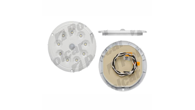 Lampa interioara cu leduri, 12/24V; cu senzor miscare; rotund; LED