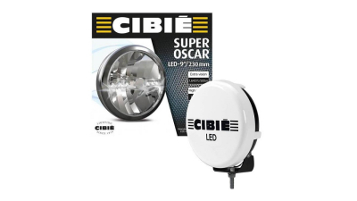 Far rotund Valeo CIBIE 045309 cu leduri 230mm proiector de drum carcasa neagra stg=dr, 1 buc. 