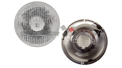 Far de drum , Proiector Polonez Fiat 125 P, 01.68-06.91  Stanga/ Dreapta Wesem Fata , Trafic Stanga/Dreapta , Tip Bec H4, Omologare Ece, Diametru 144Mm 12/24V Manual, Fara Pozitie