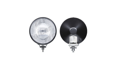 Proiector ceata Universal  Stanga/ Dreapta Wesem Rotund 12/24V, 160Mm Diametru, Sticla Alba Carcasa Neagra , Omologare Ece