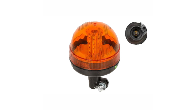 Girofar auto NEOLITE 12/24V cu 40 leduri orange cu suport tubular, diam. 130mm, inaltime 180mm