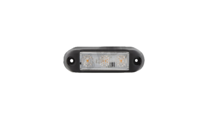 Lampa gabarit BestAutoVest 99SO043E, 12/24V; cu cablu; dreptunghiular; montare surub cu spatiu 72mm; 3xLED; galben; Latime: 96 mm; Inaltime: 28 mm; Adancime: 20 mm; ECE;