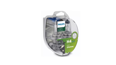 Bec H4 PHILIPS 99ZB171P, 12V; 60/55W; longlife ecovison; P43t; ECE, 2 buc.