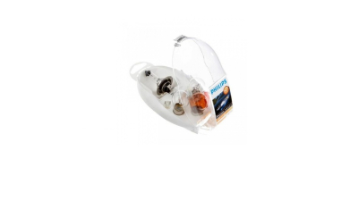 Set becuri rezerva PHILIPS 99ZK007P, 12V; premium; 30% mai multa lumina; cpl.: H7, P21W, PY21W, P21/5W, R5W, W5W, 3 sigurante; ECE