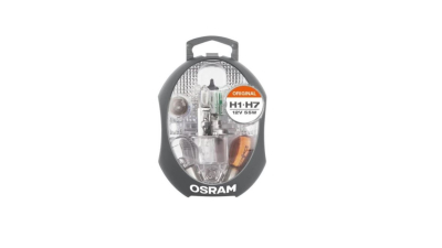 Set becuri auto OSRAM CLKH1/H7 12V; kit: H7, H1, P21W, PY21W, P21/5W, R5W, W5W, 3 sigurante;