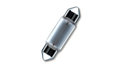 Bec auto Osram 6428 12V 3W SV7-8 8x28mm, bec plafoniera, lampa numar sofit Festoon , 1 buc. 