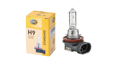 Bec auto halogen HELLA H9 12V; 65W; PGJ19-5; 8GH008357001, 1 buc.