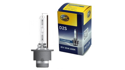 Bec auto Xenon D2S pentru far HELLA 8GS007949261, 12/24V; 35W; 3200 lm; culoare temperatura 4300K; P32d-2; 1 buc.