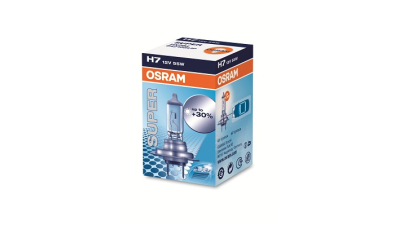 Bec auto halogen OSRAM H7 12V; 55W; super; 30% mai multa lumina; Px26d, 64210SUP , 1 buc.