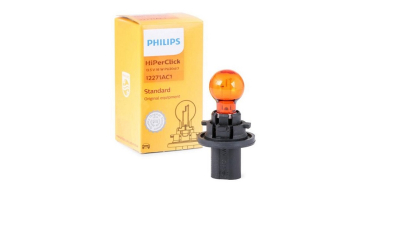 Bec PCY16W PHILIPS 99ZS060P, 12V; 16W; standard; galben; PU20d/2; ECE, 1 buc.