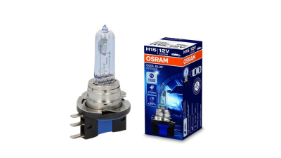 Bec auto OSRAM H15 12V; 15/55W; cool blue intense; 20% mai multa lumina; albastru; PGJ23t-1; 64176CBI; 1 buc.
