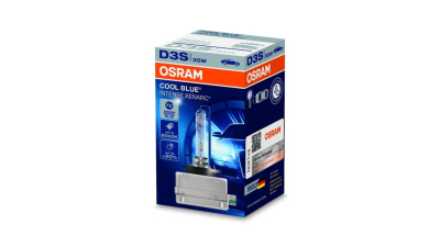 Bec auto Xenon D3S pentru far OSRAM Cool blue intense; 3200 lm; 20% mai multa lumina 66340CBI, 12/24V; 35W; culoare temperatura 6000K; Pk32d-5; 1 buc.