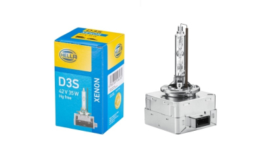 Bec auto Xenon D3S pentru far HELLA, 12/24V; 35W; 3200 lm; culoare temperatura 4300K; Pk32d-5; 1 buc. 8GS009028311