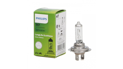 Bec H7 PHILIPS 99ZS172P, 12V; 55W; longlife ecovison; Px26d; ECE, 1 buc.