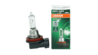 Bec auto OSRAM H11 12V; 55W; ultralife; Quadruple durabilitate; PGJ19-2, 64211ULT 1 buc.