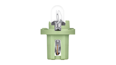 Bec bord cu fasung BX8.5d 2W 12V, culoare Verde , Osram 2722MFX , 1 buc.