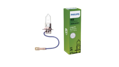 Bec H3 PHILIPS 99ZS305P, 12V; 55W; longlife ecovison; PK22s; ECE, 1 buc.