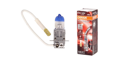 Bec auto H3 OSRAM Night breaker laser 12V; 55W; 1450lm; cu pana 150% mai multa lumina; culoare temperatura 3400K; PK22s; 64151NL, 1 buc.
