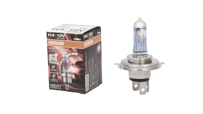 Bec auto halogen OSRAM H4 12V; 60/55W; Night breaker laser; 1650lm; cu pana 150% mai multa lumina; culoare temperatura 4050K; P43t; 64193NL, 1 buc