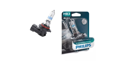 Bec HB3 (9005) PHILIPS 99ZS318P, 12V; 60W; X-tremeVision Pro150; cu pana 150% mai multa lumina; P20d; ECE, 1 buc.