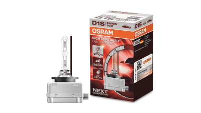 Bec auto Xenon D1S pentru far OSRAM Night Braker laser cu + 200% mai multa lumina, 3200 lumeni; temp. culoare 4500K 35W PK32d-2 , 12/24V, 1 buc. 66140XNL