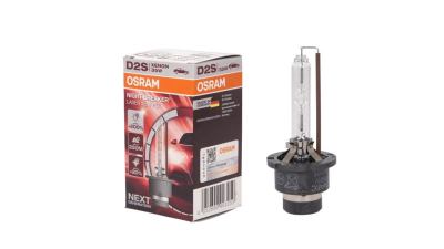 Bec auto Xenon D2S pentru far OSRAM Night Breaker Laser cu pana la 200% mai multa lumina, 12/24V; 35W; 3200 lm; culoare temperatura 4500K; P32d-2;