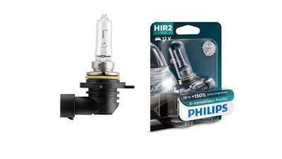 Bec HIR2 (9012) PHILIPS 99ZS324P, 12V; 55W; X-tremeVision Pro150; cu pana 150% mai multa lumina; PX22D; ECE, 1 buc.