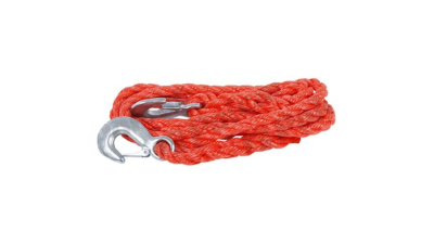 Chinga remorcare sufa ancorare si/sau ridicare chinga tractare maxim 2500-3500 kg , lungime 4m,prindere carlige ,culoare rosu