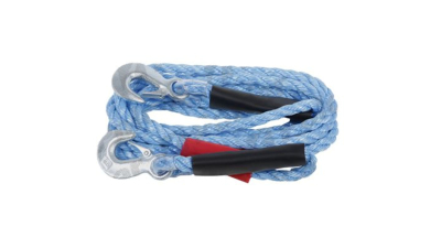 Chinga remorcare sufa ancorare si/sau ridicare chinga tractare 1450-2500kg tone, lungime 5m, prindere cu carlige culoare albastru