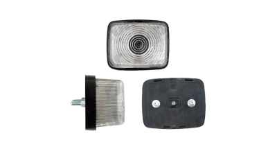 Lampa gabarit auto BestAutoVest 12/24V rectangulara Alba 80x65x45mm , 1 buc.