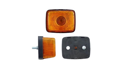 Lampa gabarit auto BestAutoVest 12/24V rectangulara Portocaliu 80x65x45mm , 1 buc.
