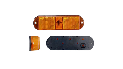 Lampa gabarit auto BestAutoVest 12V/ 24V dreptunghiulara Portocaliu, 125x45x28mm , 1 buc.
