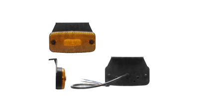 Lampa gabarit auto BestAutoVest 24V dreptunghiulara Portocaliu cu LED, 110x53mm , cu suport fixare, 1 buc.