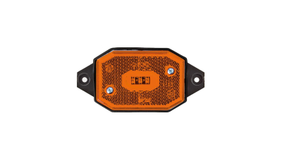 Lampa gabarit auto BestAutoVest 12/24V, rectangulara, culoare Portocaliu, 64x42x33mm, 1buc