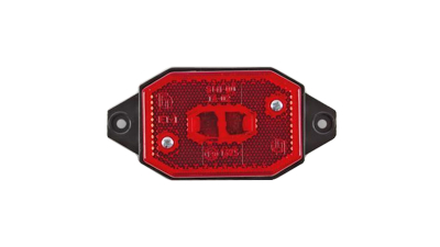 Lampa gabarit auto BestAutoVest 12/24V, rectangulara, culoare Rosie, 64x42x33mm, 1buc