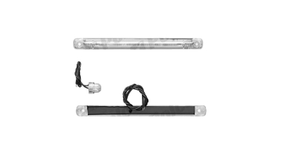 Lampa gabarit auto BestAutoVest 12V/ 24V cu LED dreptunghiulara Portocaliu 237x20x22mm , cu cablu, 1 buc.