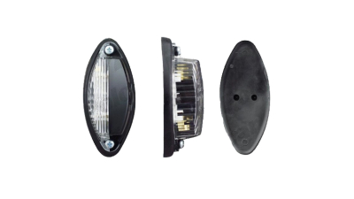 Lampa gabarit auto BestAutoVest 12V/ 24V, Alb- Negru, 45x100x40mm, Stanga/ Dreapta, 1buc