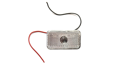 Lampa gabarit auto BestAutoVest 12V/ 24V, dreptunghiulara Alba , 45x80x20mm , 1 buc.