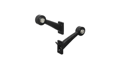 Lampa gabarit auto BestAutoVest 12V/ 24V LED, cu brat de 150mm, unghi 45 grade, Stanga, Rosu- Alb