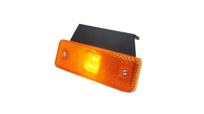 Lampa gabarit auto BestAutoVest 12/24V dreptunghiulara Portocaliu cu Leduri, 98x31x18mm, cu suport fixare detasabil, 1 buc.