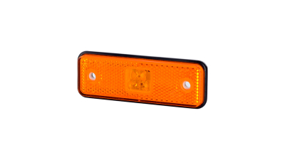 Lampa gabarit auto BestAutoVest 12/24V dreptunghiulara Portocaliu cu Leduri, 98x31x18mm, 1 buc.