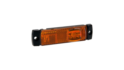 Lampa gabarit auto BestAutoVest 12V/ 24V cu LED dreptunghiulara , Portocaliu, 130x32x14.5mm, 1 buc.