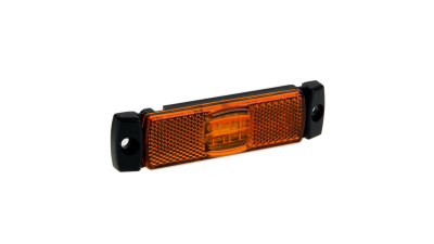 Lampa gabarit auto BestAutoVest 12V/ 24V cu LED, dreptunghiulara Portocaliu , 97x30x12mm, cu cablu, 1 buc.