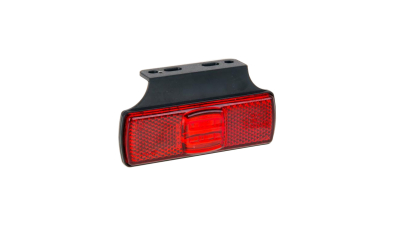 Lampa gabarit auto BestAutoVest 12V/ 24V cu LED, dreptunghiulara Rosie , 97x30x12mm, cu cablu, cu suport fixare,1 buc.