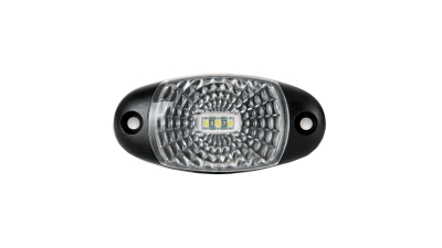 Lampa gabarit auto BestAutoVest 12/24V ovala Alba cu led, 72x34x18mm, cu suport fixare , 1 buc.