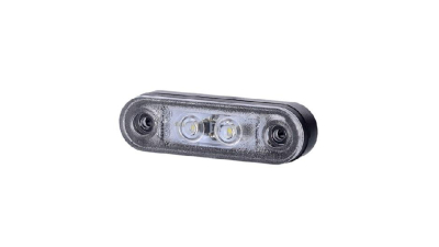 Lampa gabarit auto BestAutoVest 12/24V ovala Alba cu led, 80x23mm , 1 buc.