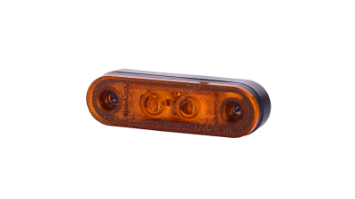 Lampa gabarit auto BestAutoVest 12/24V ovala Portocaliu cu led, 80x23mm , 1 buc.